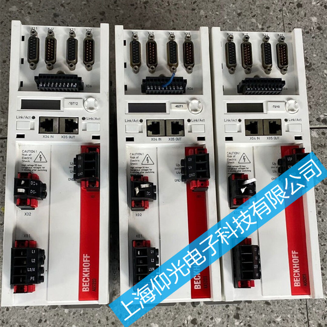 倍福AX5000系列伺服驅(qū)動器開機報警F85/FA49維修方法